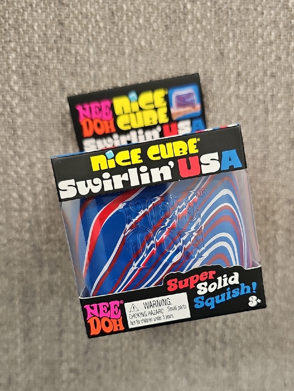 NEW! Nee Doh Nice Cube Swirlin' USA